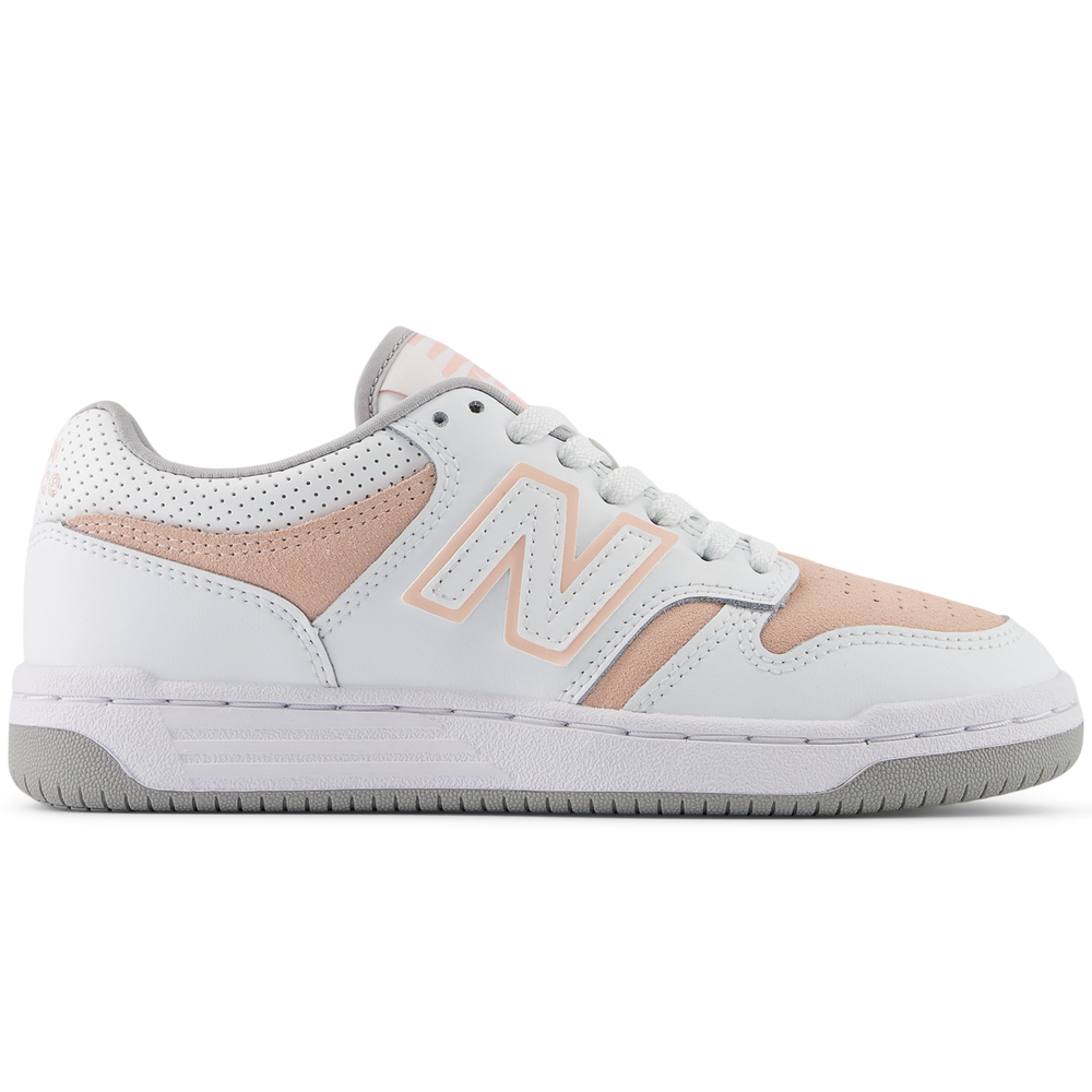 Dětské boty New Balance GSB480VP – bílé