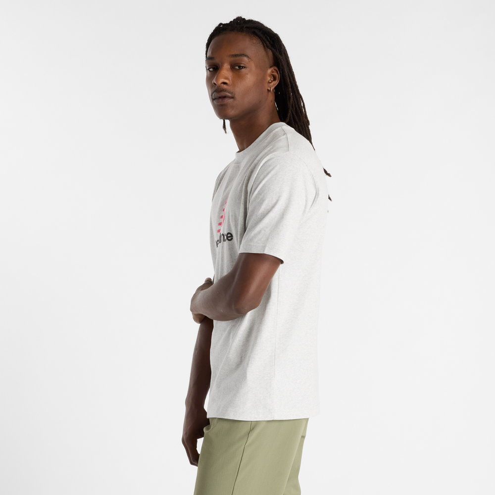 Pánské tričko New Balance MT51500AHH – šedé