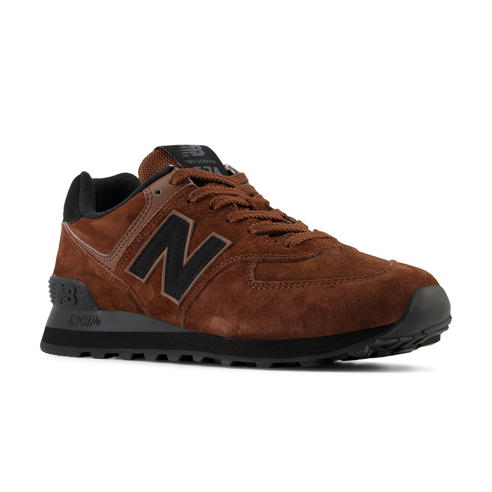 Unisex boty New Balance U574LEB – hnědý