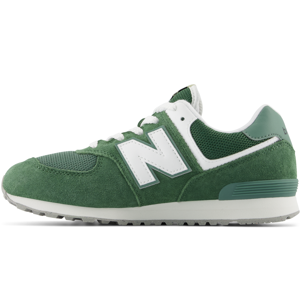 Dětské boty New Balance GC574FGG – zelené