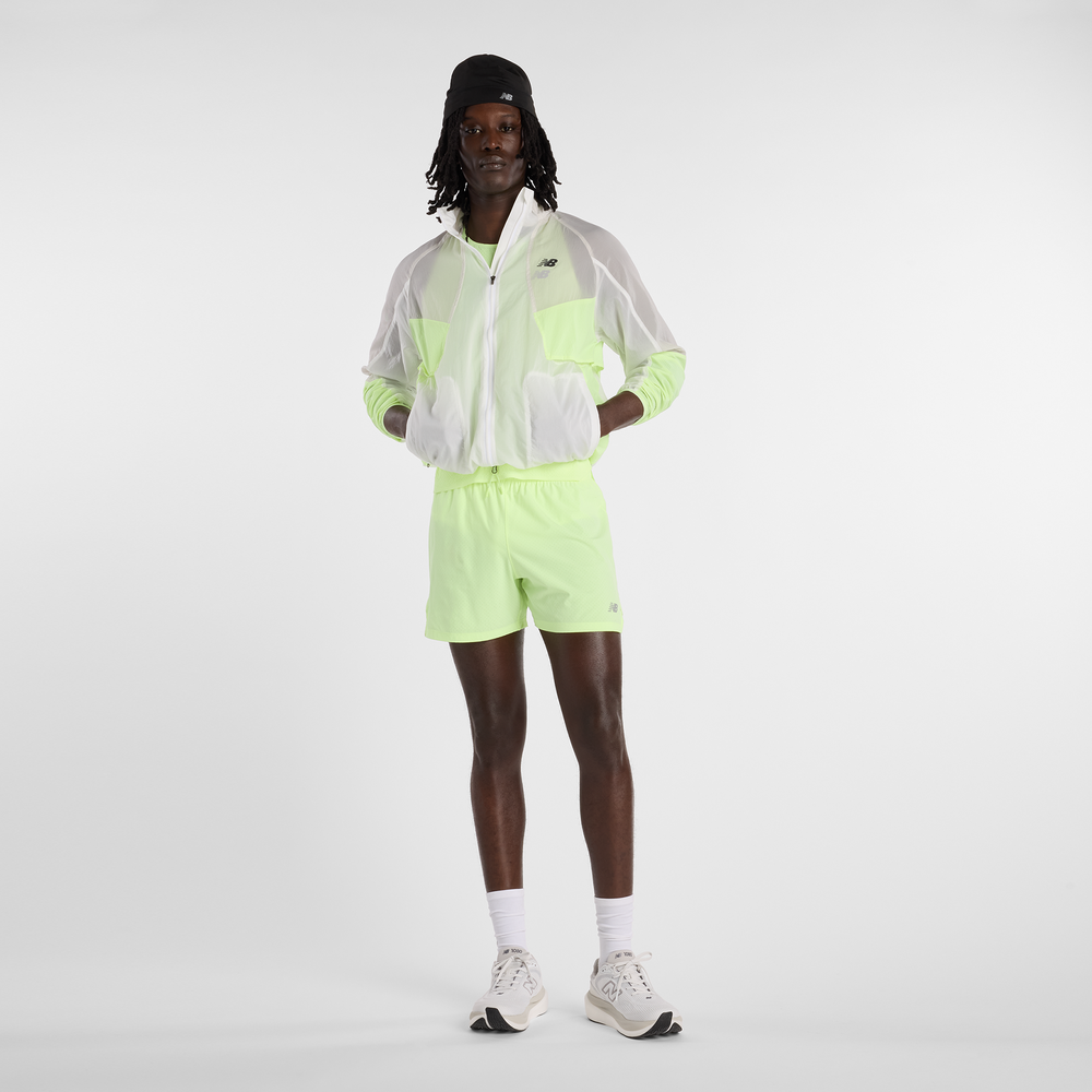 Pánská bunda New Balance MJ61U1I9AFG – bílé