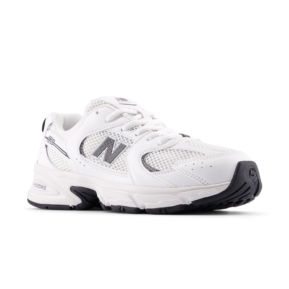 Dětské boty New Balance GR530CF – bílé
