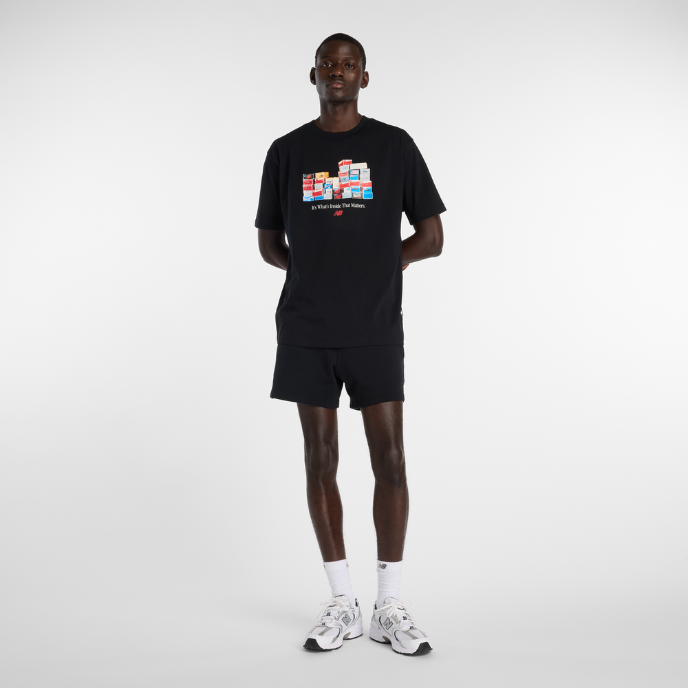 Pánské tričko New Balance MT61H0DXBK – černé