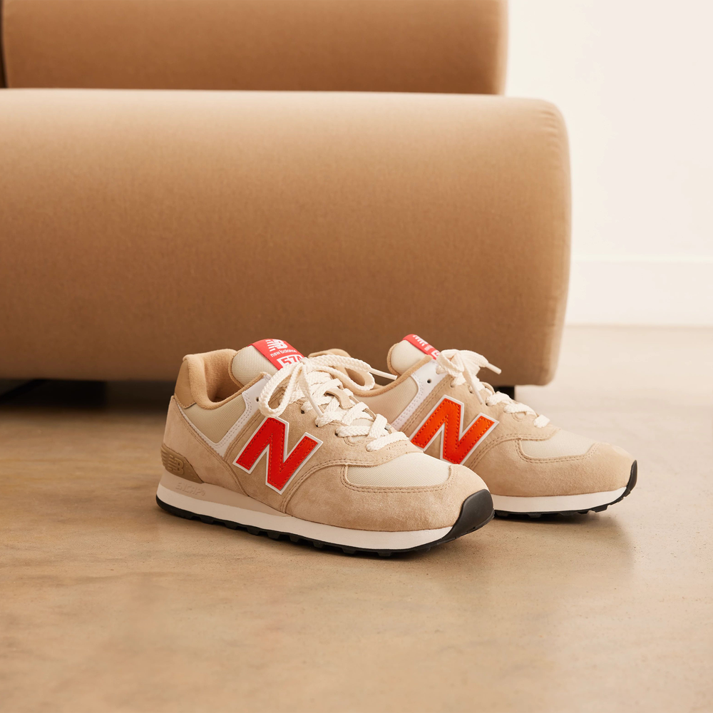 Boty unisex New Balance U574HBO – béžové