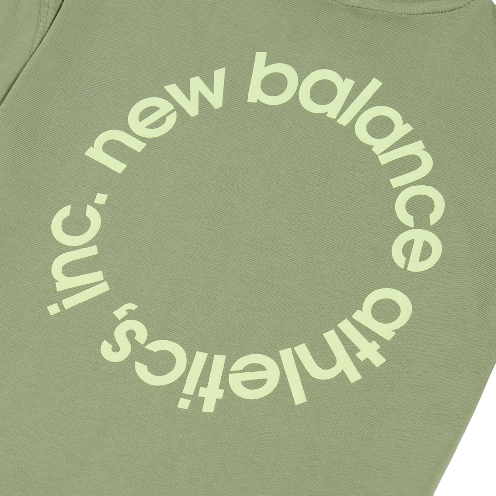 Dětské tričko New Balance LAKB0177AAR – zelené