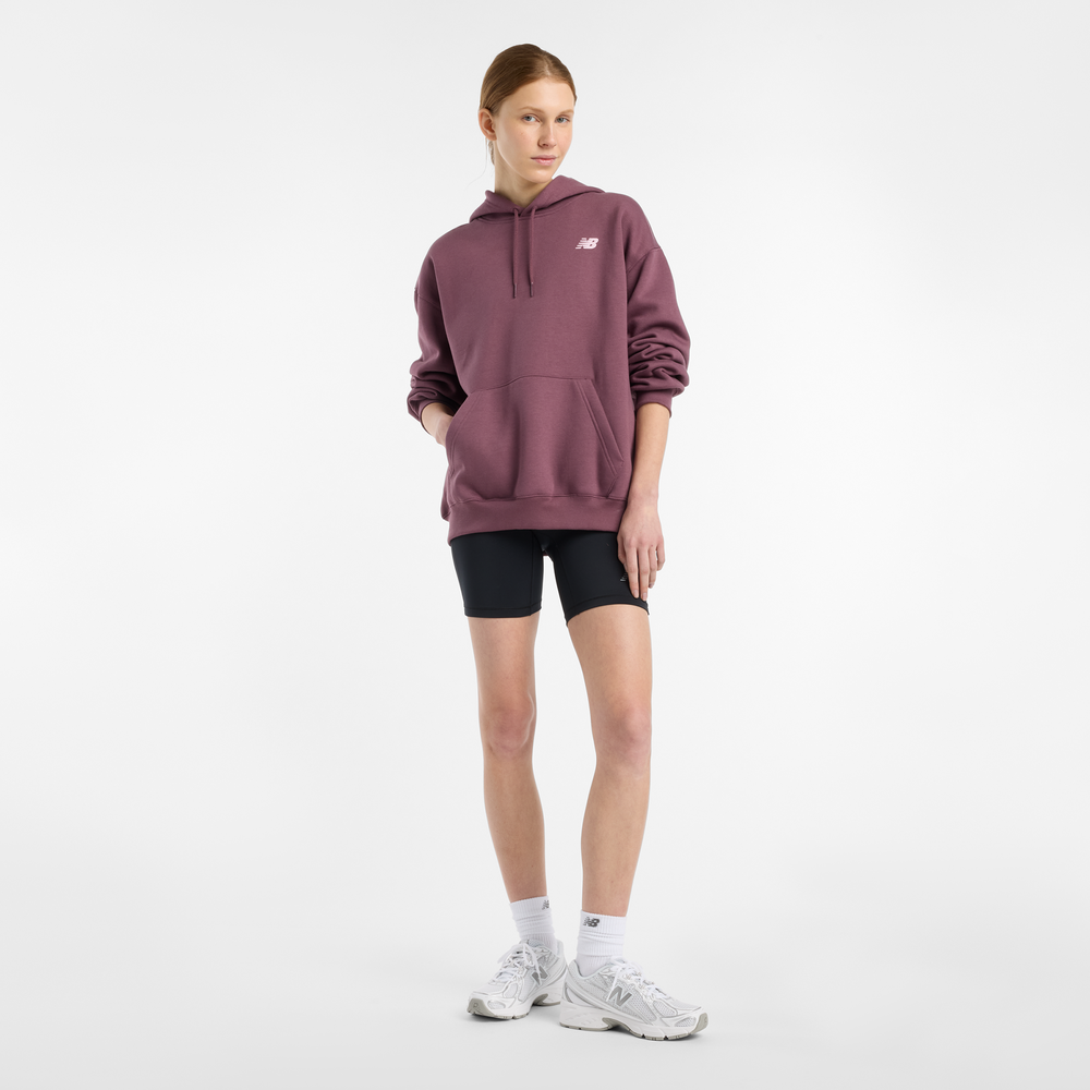 Dámská mikina New Balance WT51947FDP – bordó