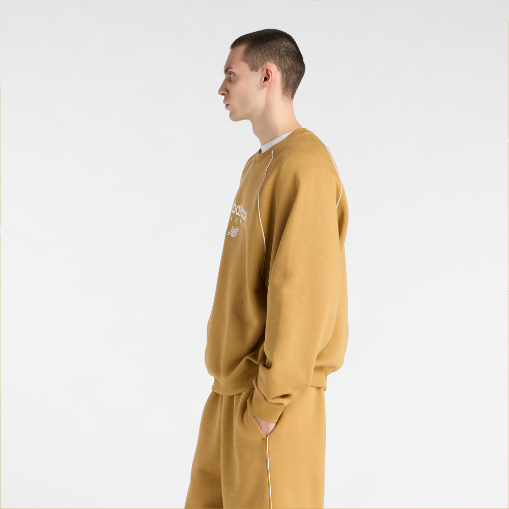 Pánská mikina New Balance MT61U4JOABG – oranžová