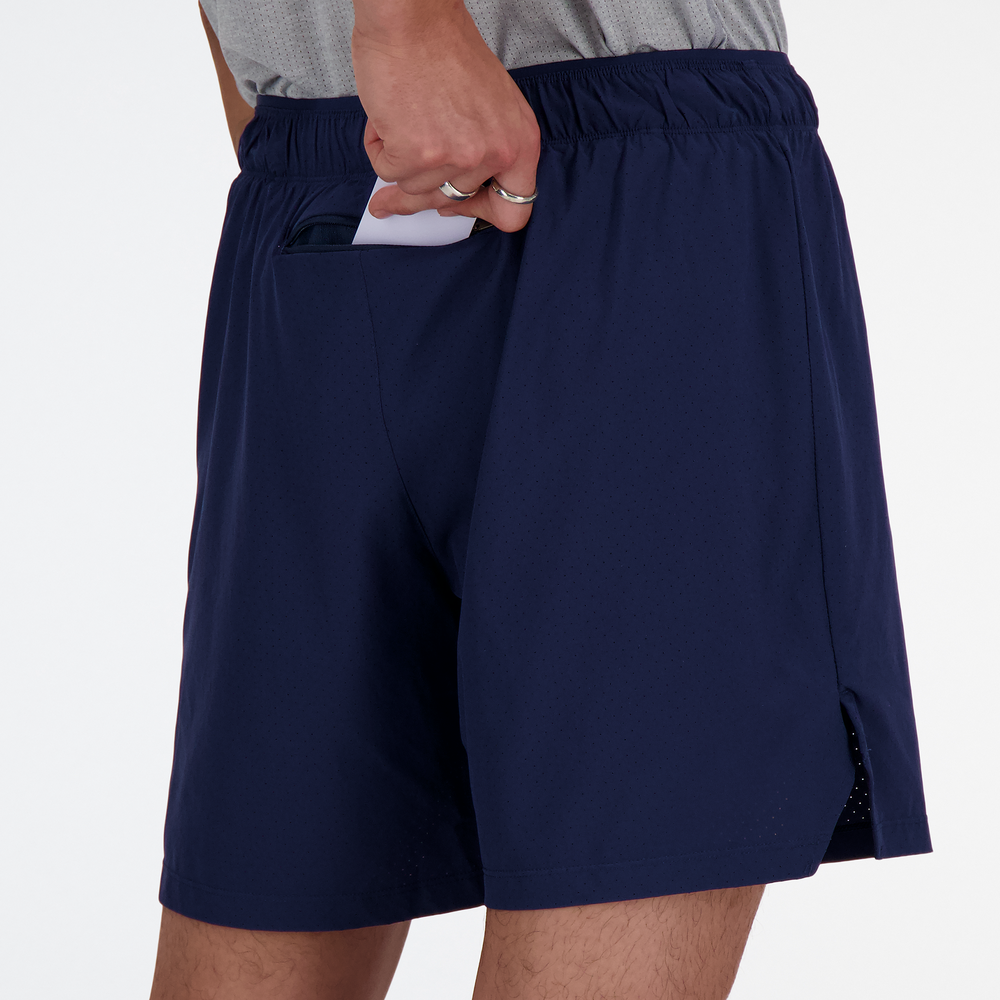 Pánské šortky New Balance MS41283NNY – tmavomodrá