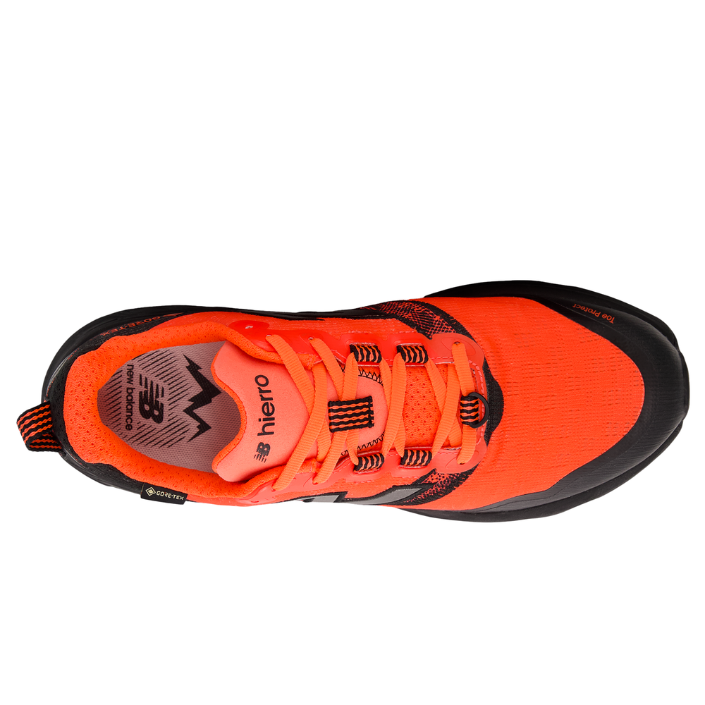 Pánské boty New Balance Fresh Foam X Hierro v9 Gore-Tex MTHIGLC9 – oranžová