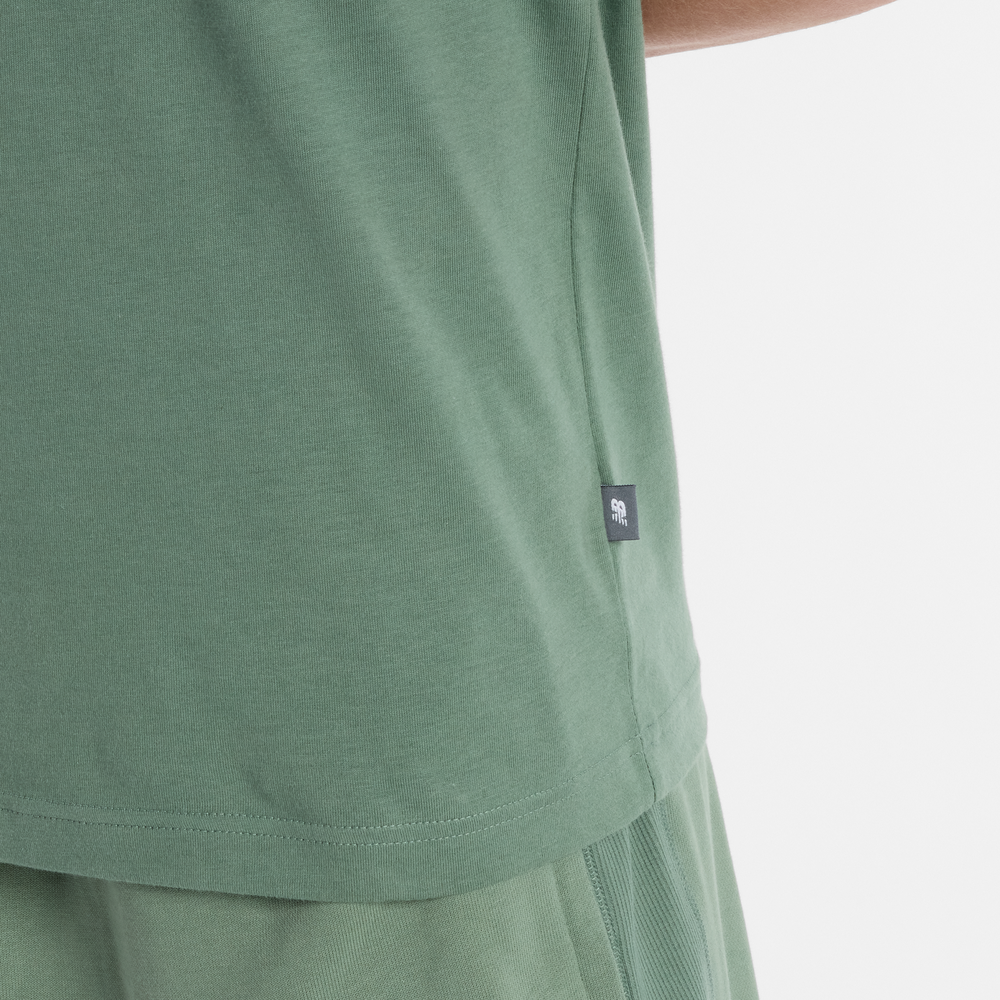 Pánské tričko New Balance MT51940DKJ – zelené