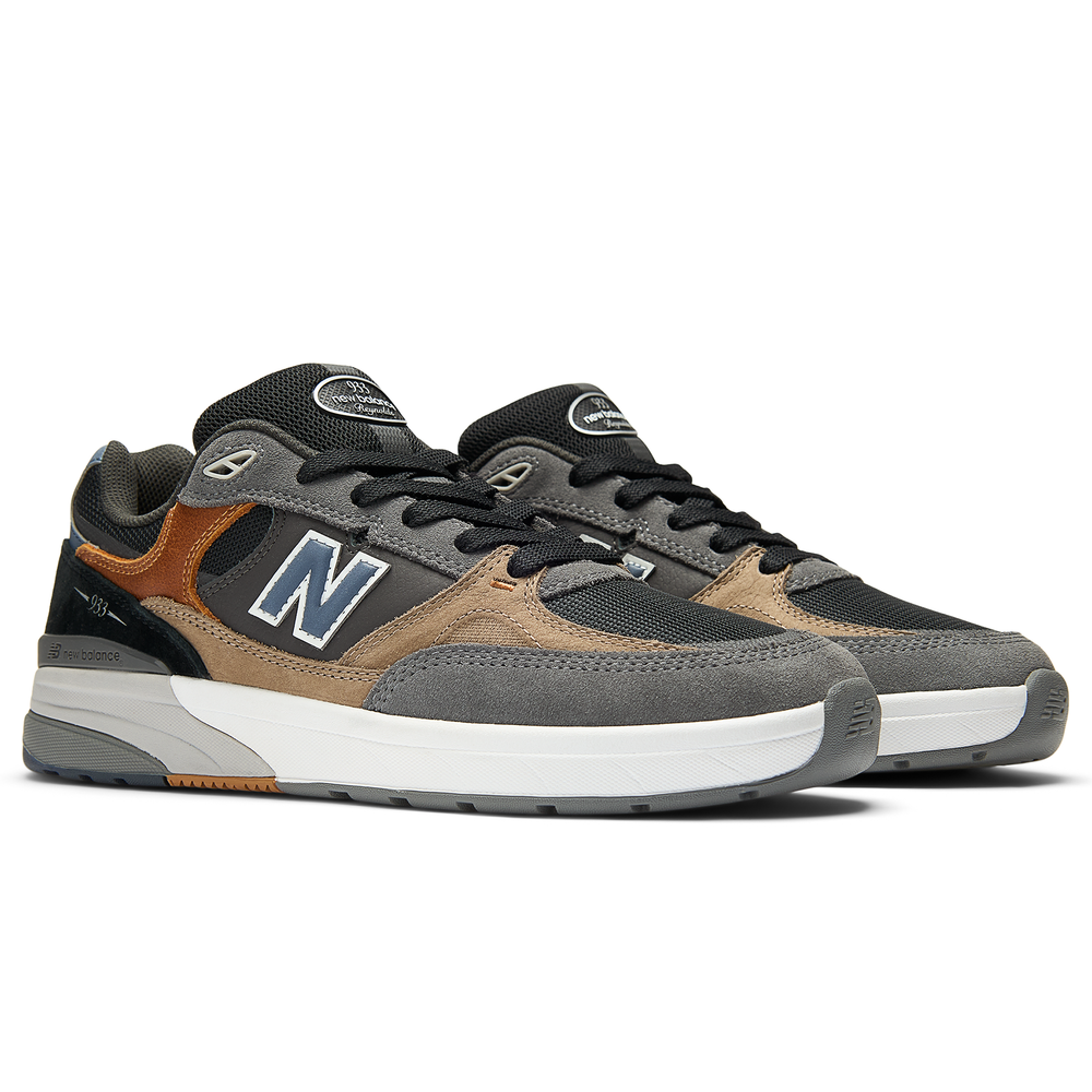 Unisex boty New Balance Numeric NM933MLT – šedé