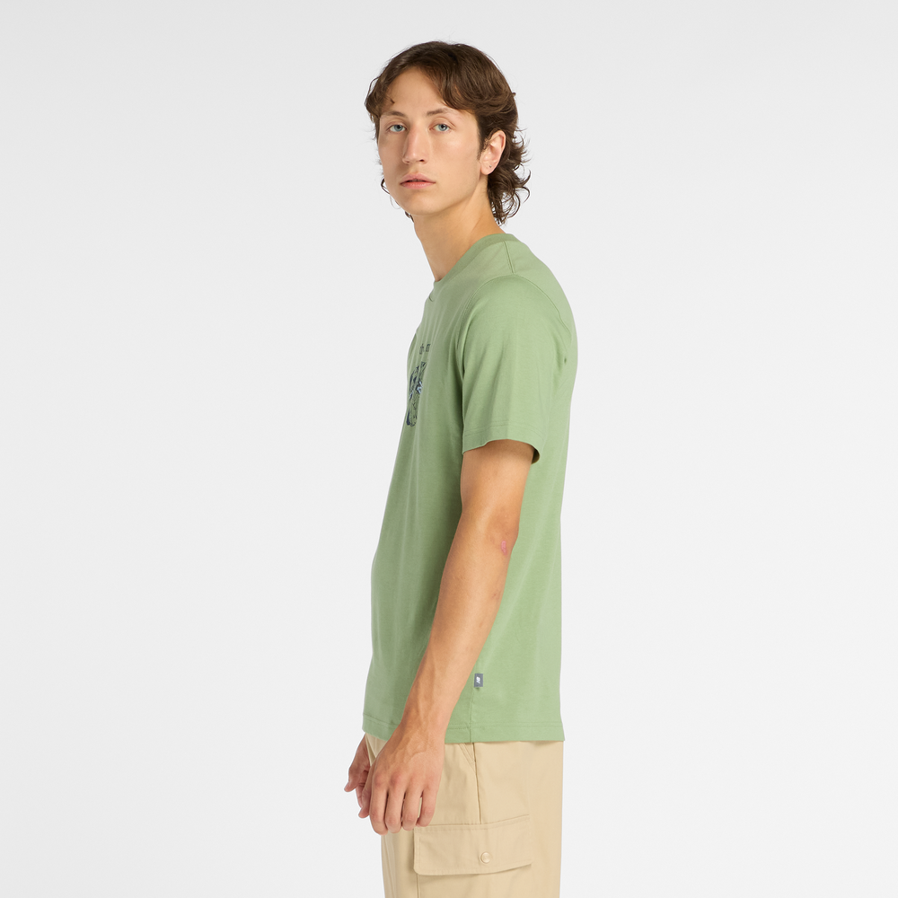 Pánské tričko New Balance MT61778SAAR – zelené