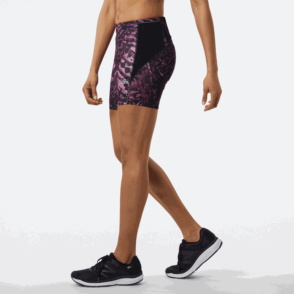 Šortky na běhání New Balance WS21278RAN – různobarevné