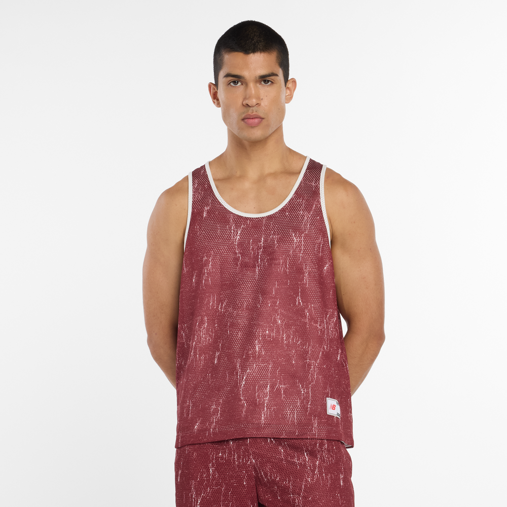 Pánské tričko New Balance MT53609MHB – bordó