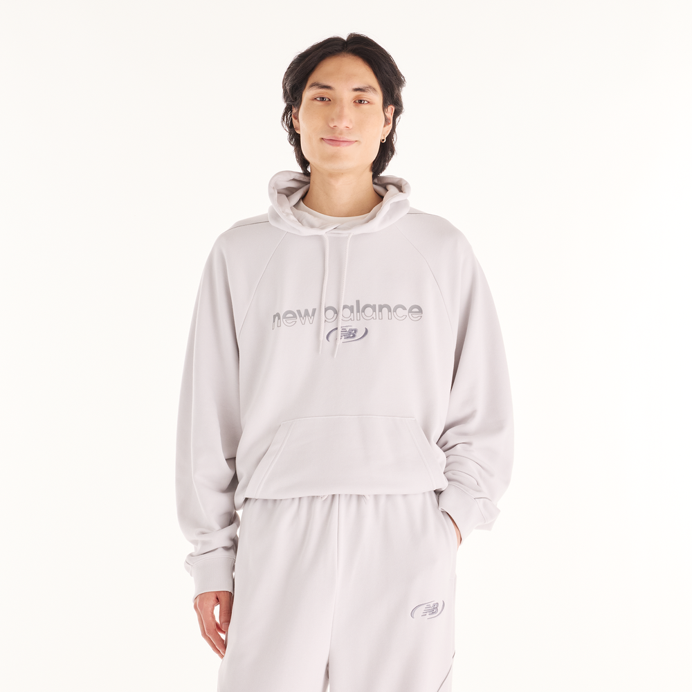 Pánská mikina New Balance MT62W318GYM – šedé