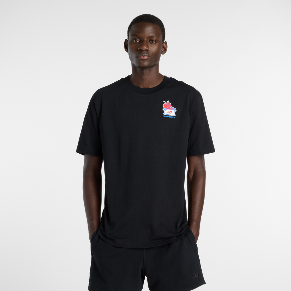Pánské tričko New Balance MT61Y1F6BK – černé