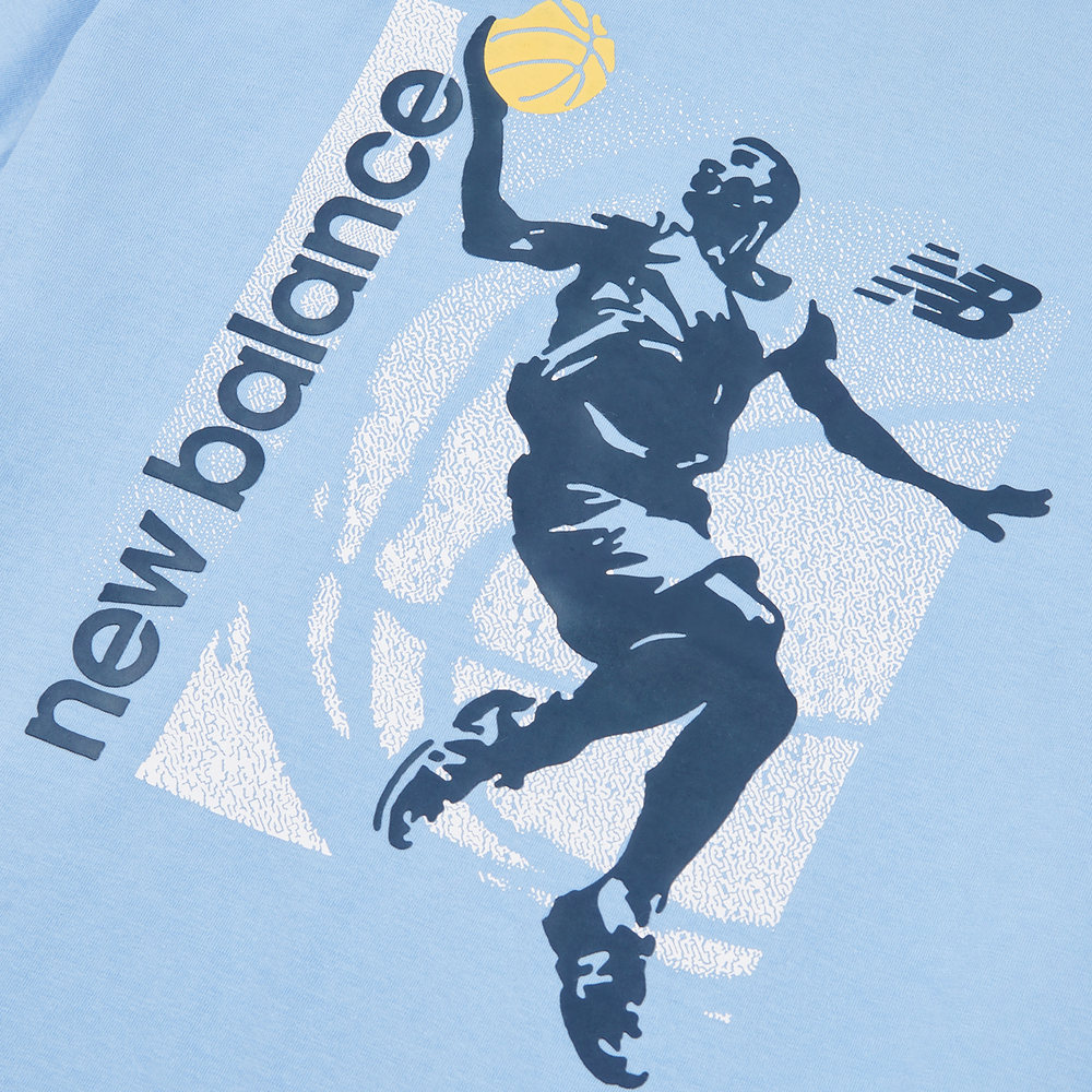 Dětské tričko New Balance LAKB0155ELE – modré