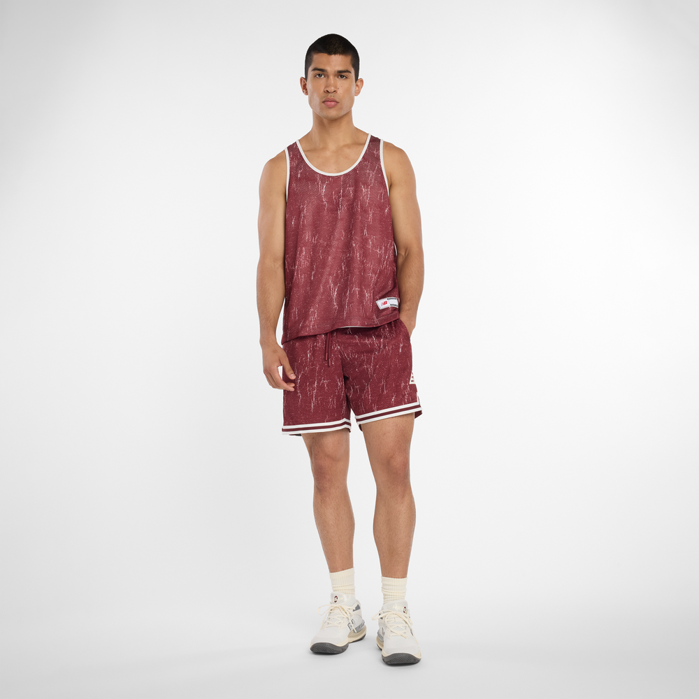 Pánské tričko New Balance MT53609MHB – bordó