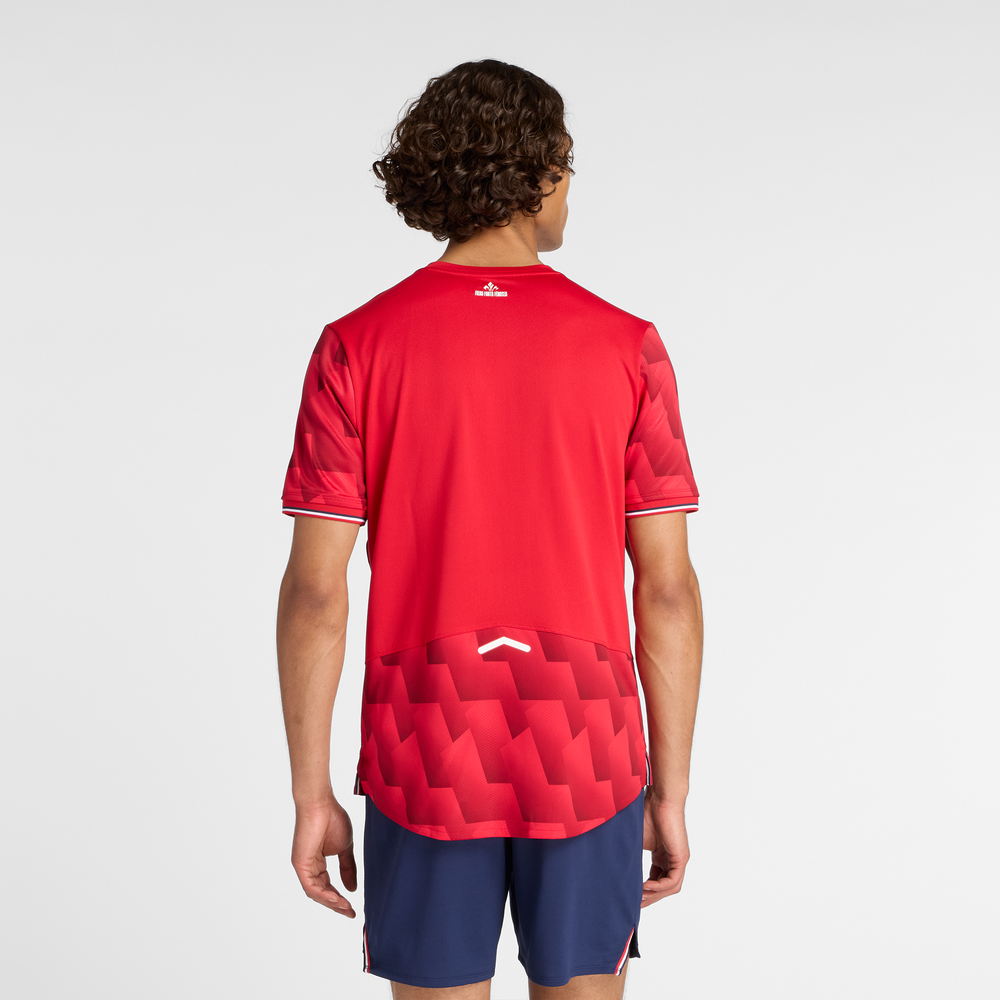 Pánské tričko New Balance LOSC Lille MT230454HME – červené