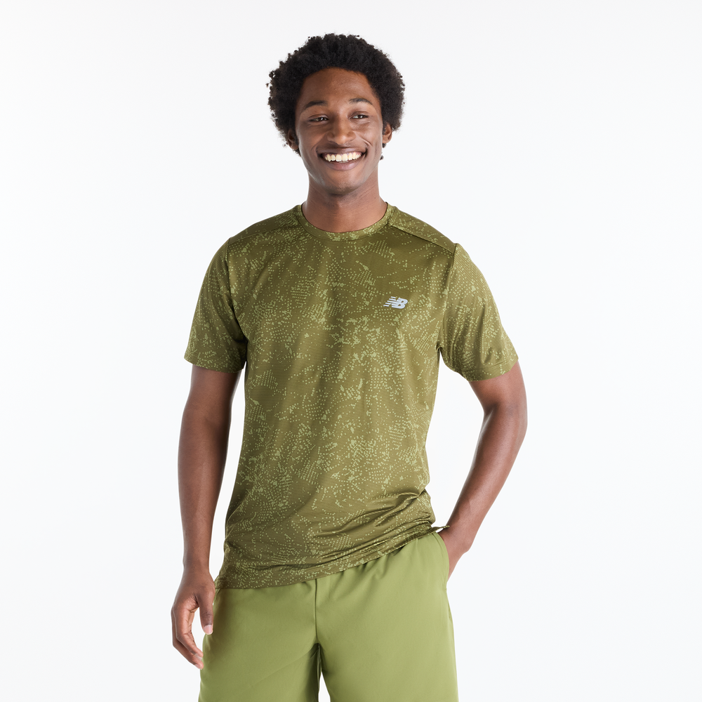 Pánské tričko New Balance MT6116OHGEE – zelené