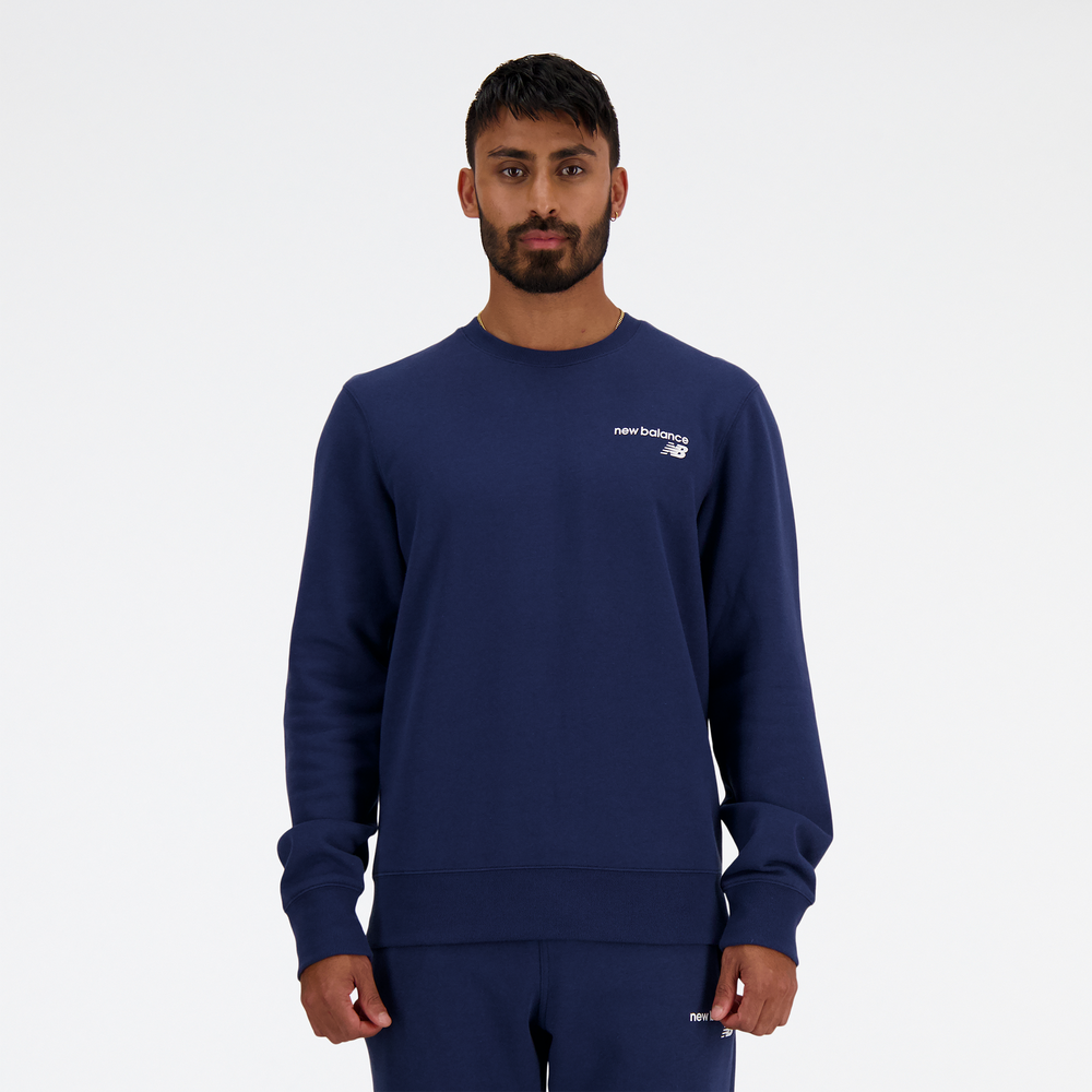 Pánská mikina New Balance MT03911NNY – tmavomodrá