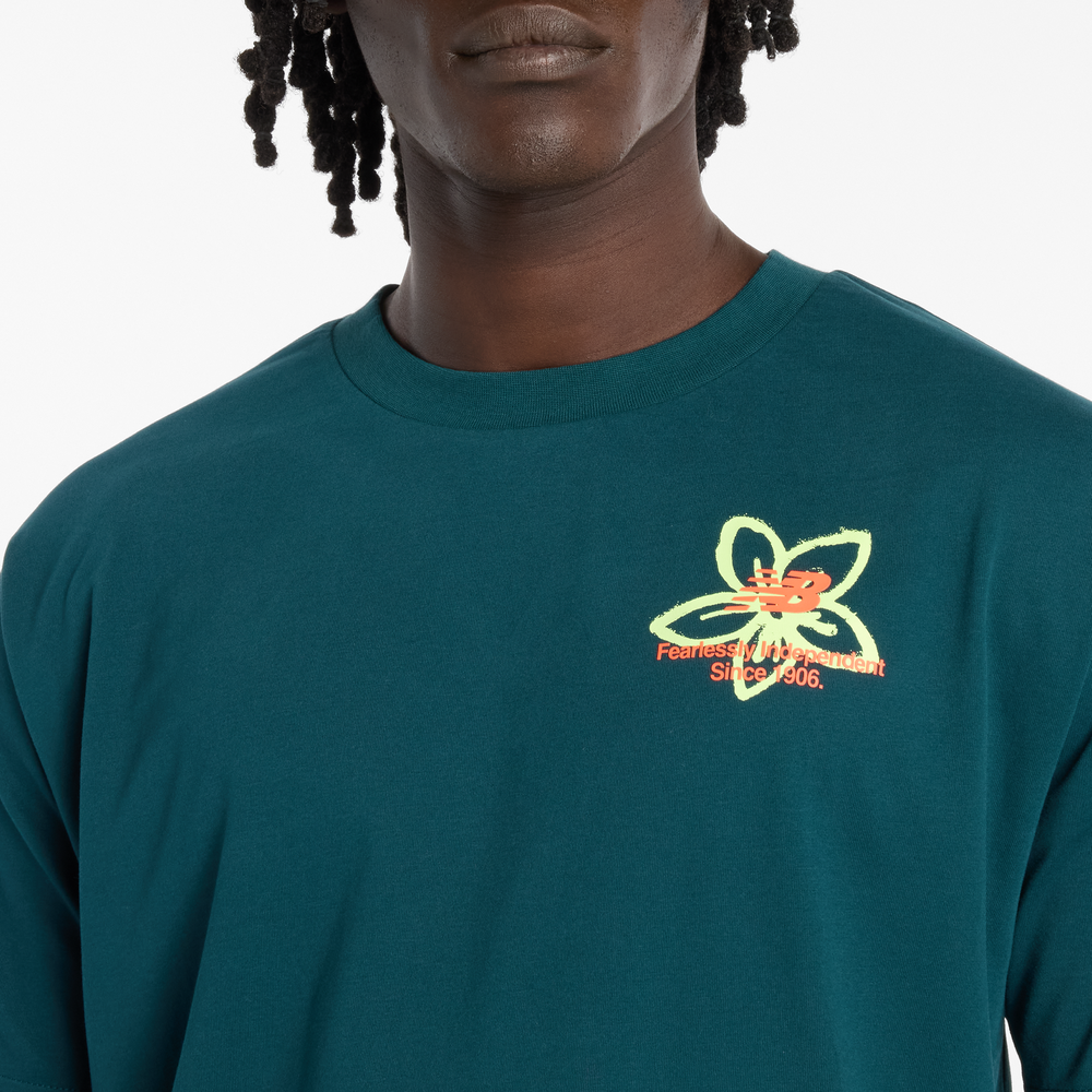 Pánské tričko New Balance MT61T0QMAAV – zelené