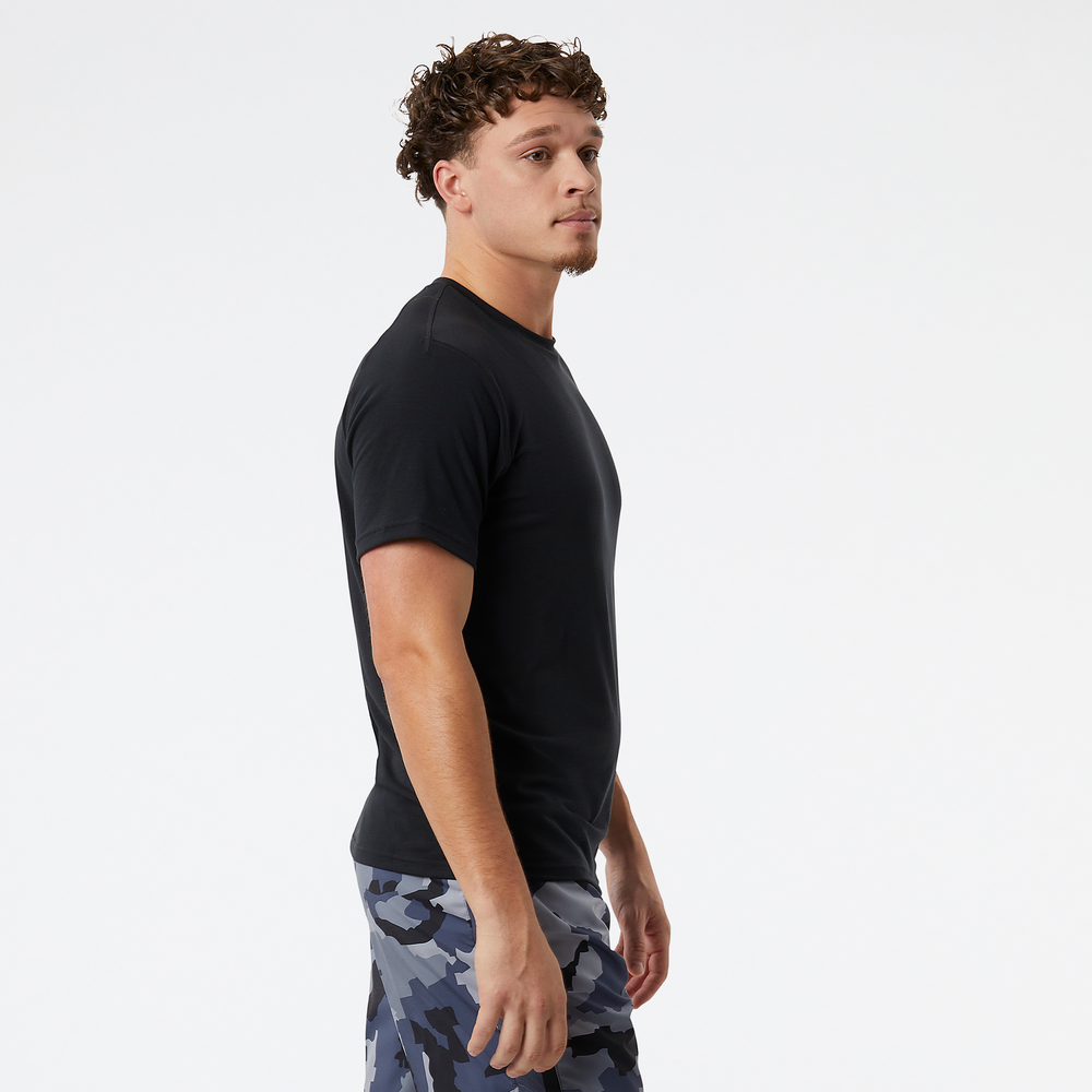Pánské tričko New Balance MT23059BK – černé