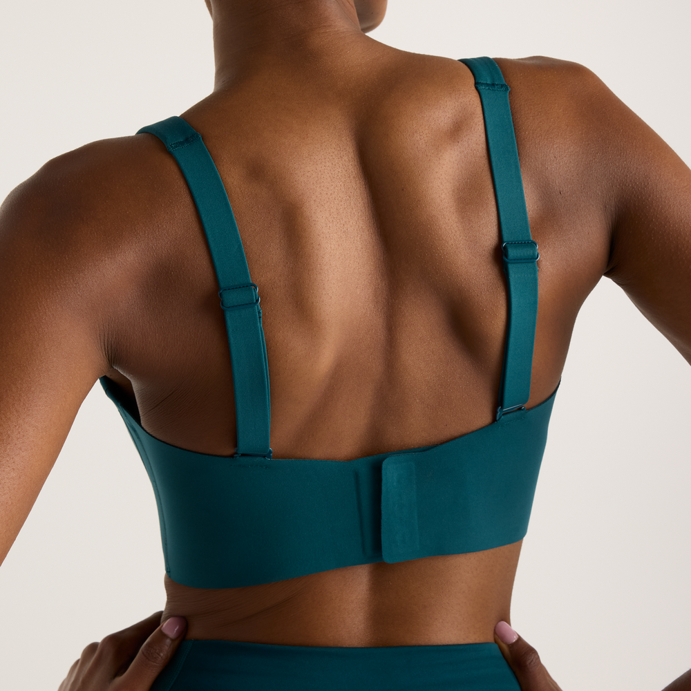 Sportovní podprsenka New Balance WB51052AAV – zelené