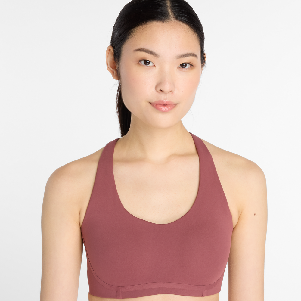 Sportovní podprsenka New Balance WB51052WAD – růžové