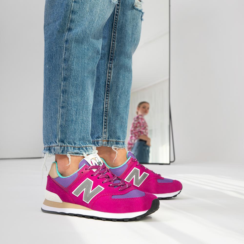 Unisex boty New Balance U574PI2 – růžové