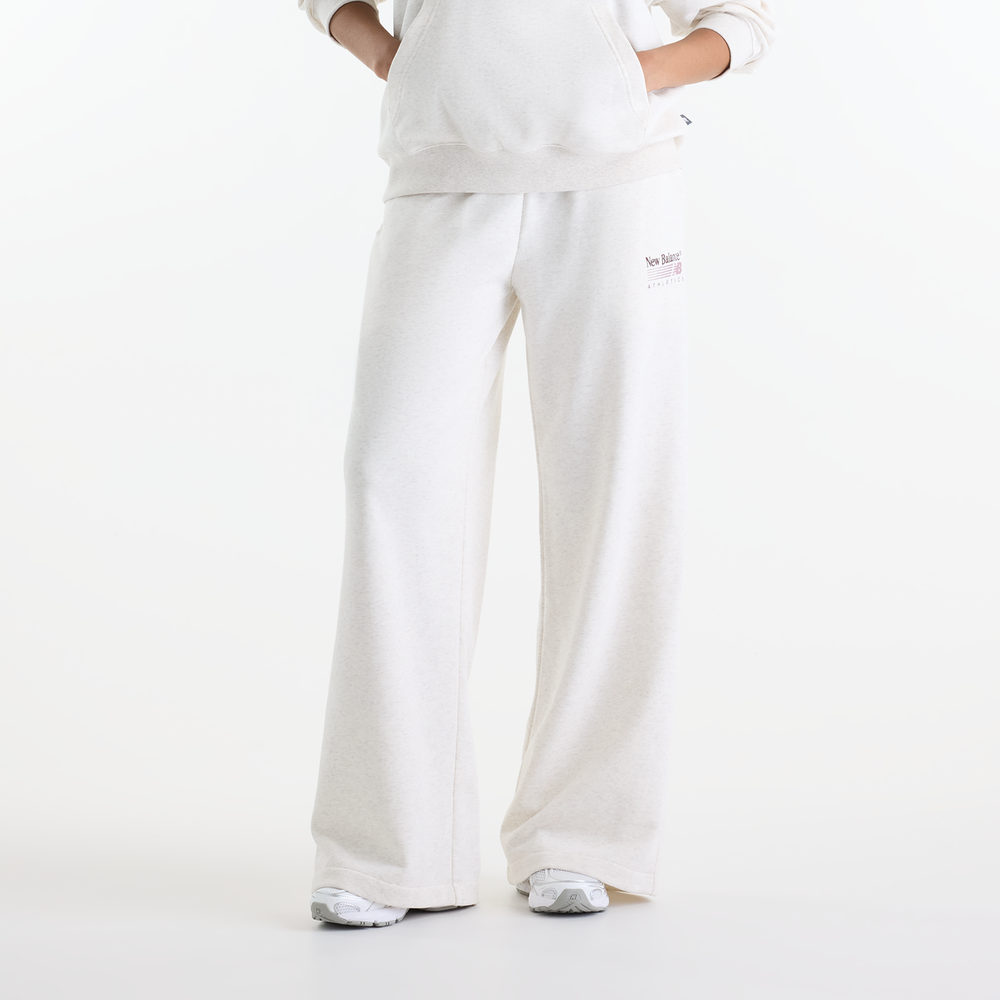 Dámské kalhoty New Balance WB62412FLIT – bílé