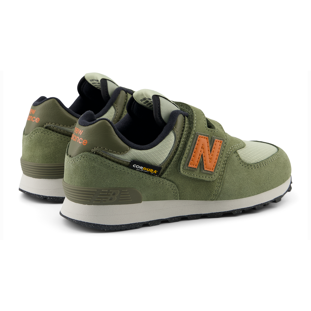 Dětské boty New Balance PV574SOF – zelené