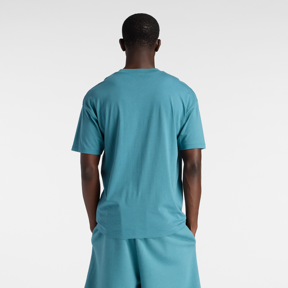 Pánské tričko New Balance MT61D0U5AAZ – modré