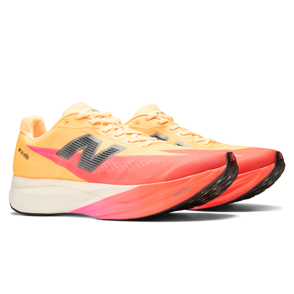 Boty na běhání New Balance FuelCell SC Elite V5 MRCEL3UD – oranžová