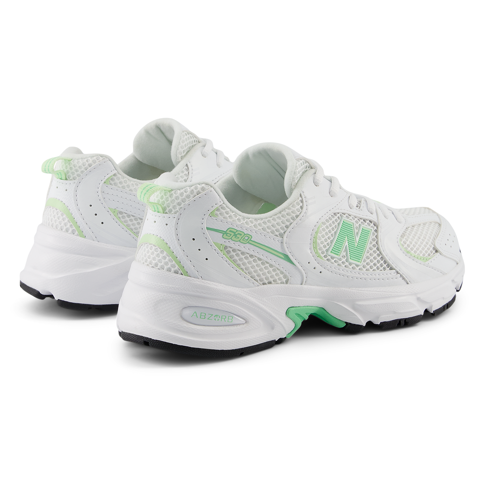 Dětské boty New Balance GR530SM – bílé