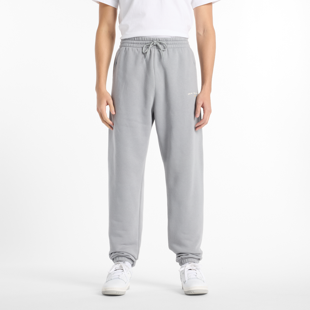 Pánské kalhoty New Balance MP51505YST – šedé