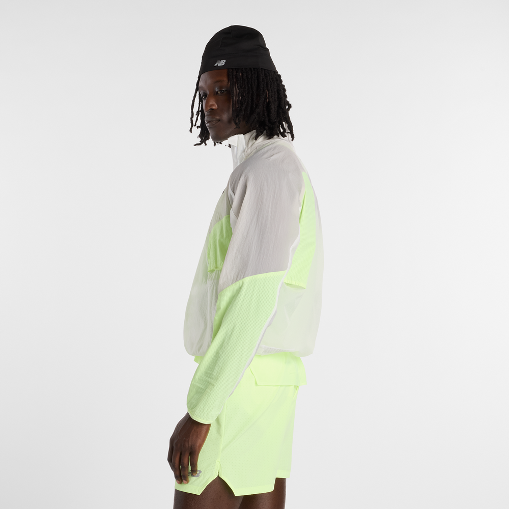 Pánská bunda New Balance MJ61U1I9AFG – bílé