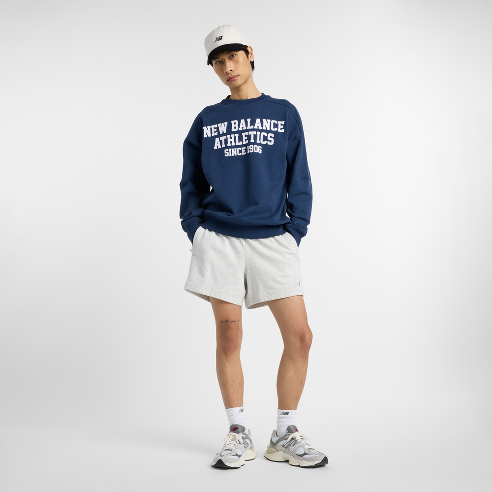 Pánská mikina New Balance MT51521NNY – tmavomodrá