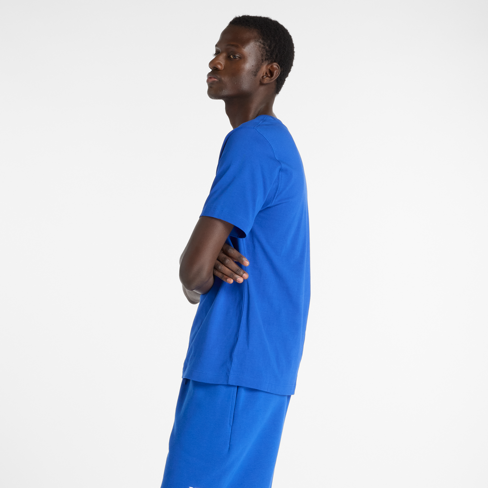 Pánské tričko New Balance MT41502BUM – modré