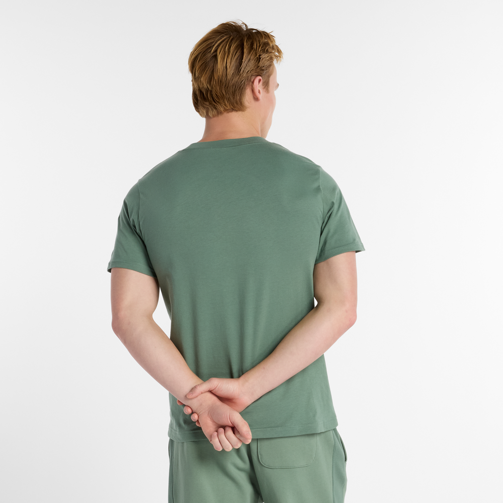 Pánské tričko New Balance MT51940DKJ – zelené