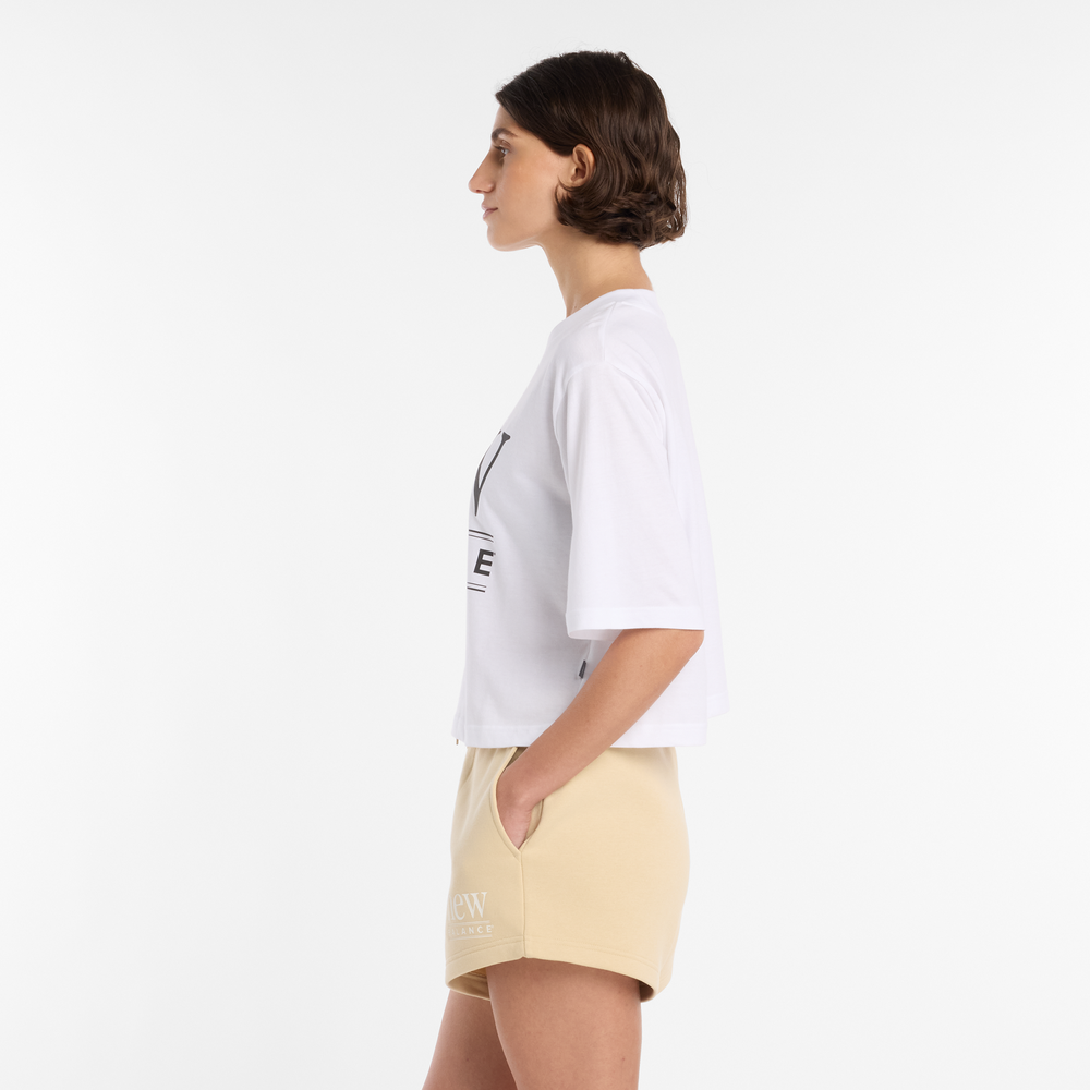 Dámské tričko New Balance WT61V5OPWT – bílé