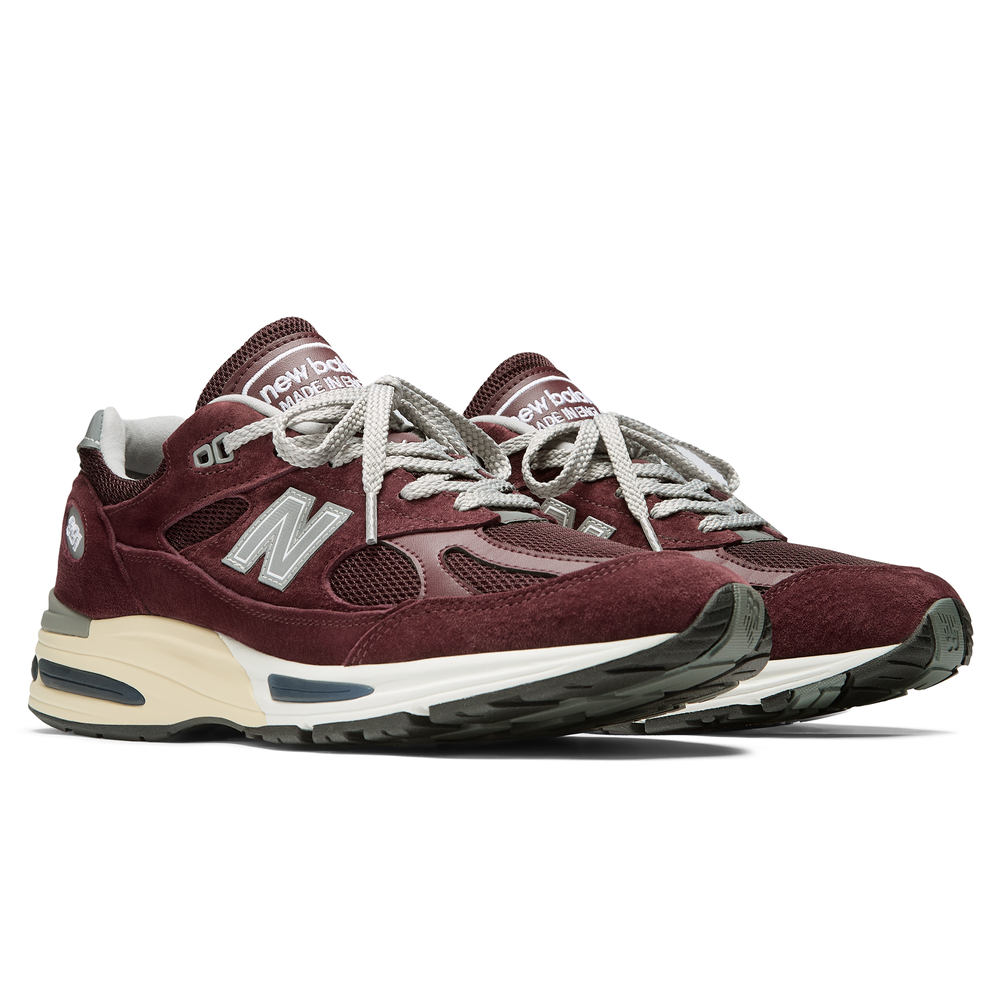Unisex boty New Balance U991AU2 – bordó