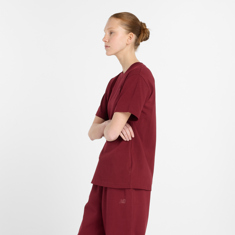 Dámské tričko New Balance WT41501MHB – bordó