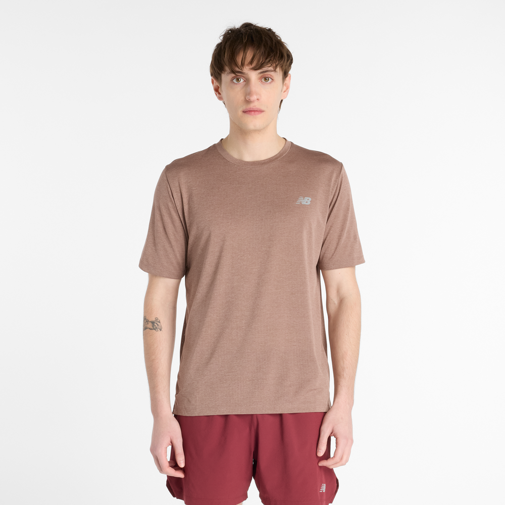 Pánské tričko New Balance MT41253EAT – béžové