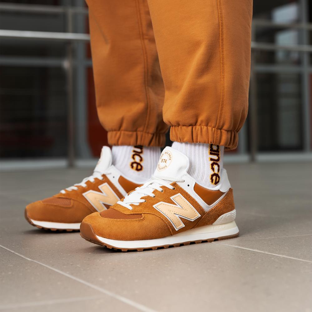 Boty unisex New Balance U574OB2 – hnědý