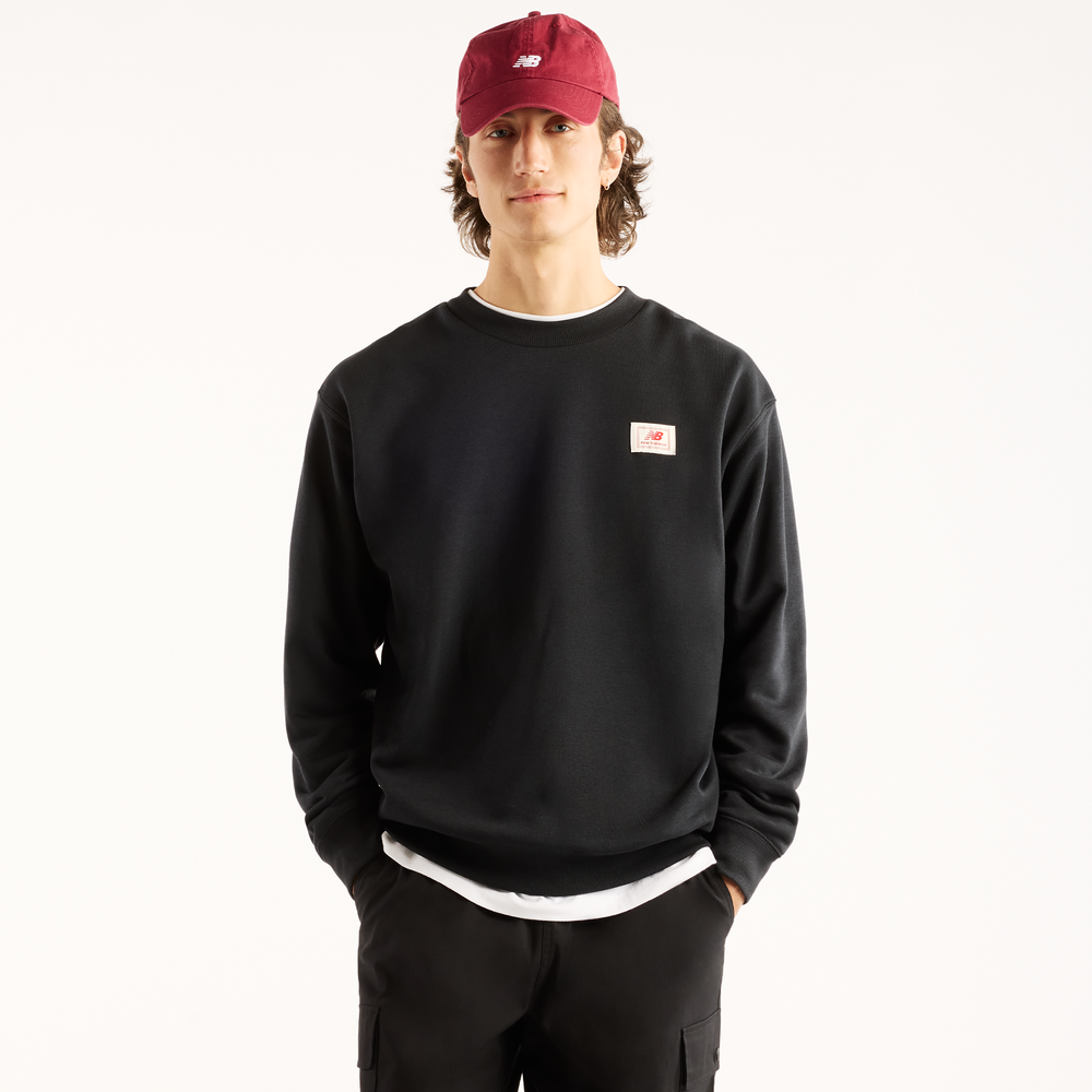 Pánská mikina New Balance MT6175T5BK – černé