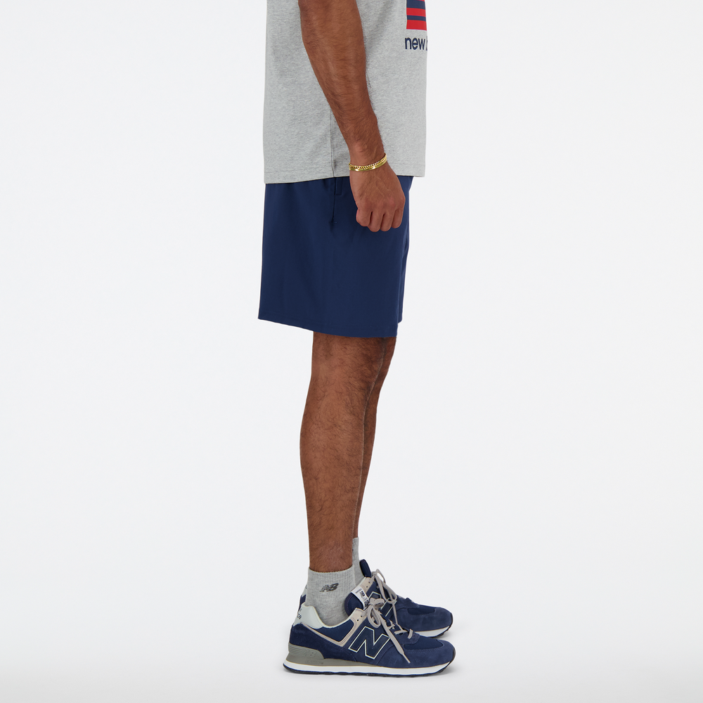 Pánské šortky New Balance MS41232NNY – tmavomodrá