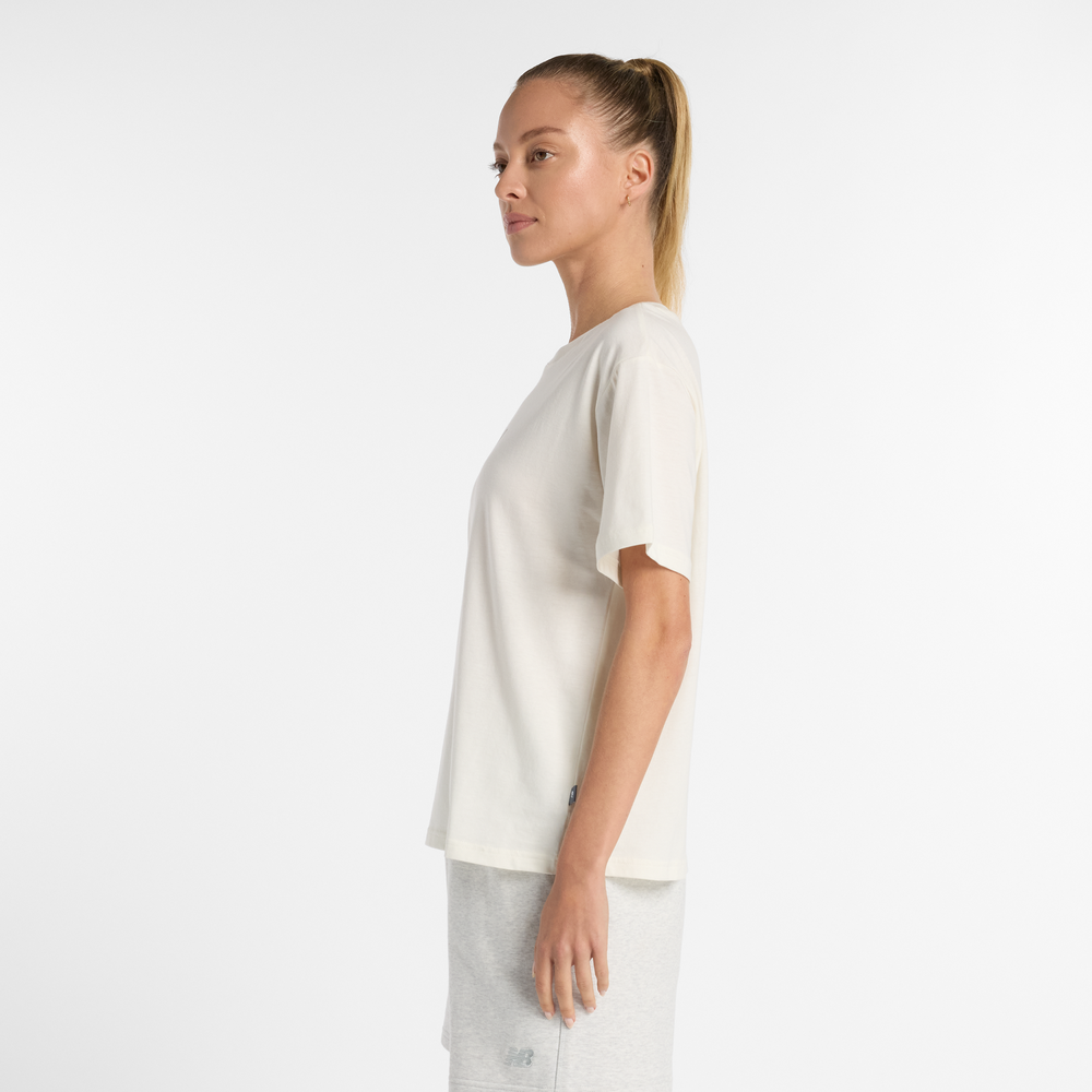 Dámské tričko New Balance WT51541SST – béžové