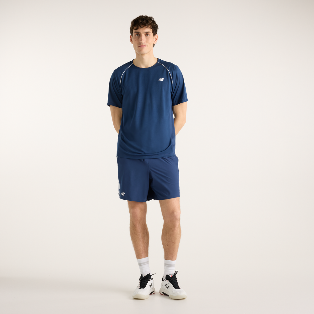 Pánské šortky New Balance Tournament – tmavomodrá