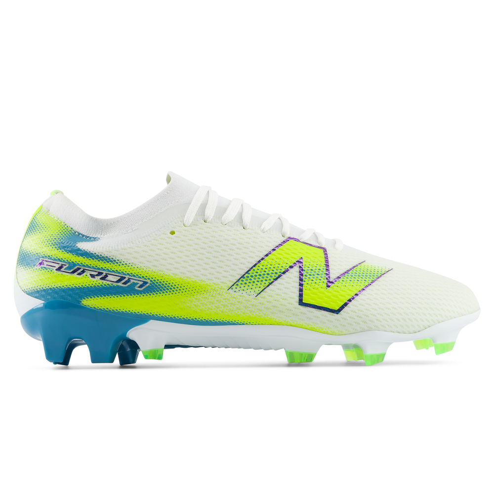 Pánské kopačky New Balance FURON TEAM FG V8 UF3F51W – bílé